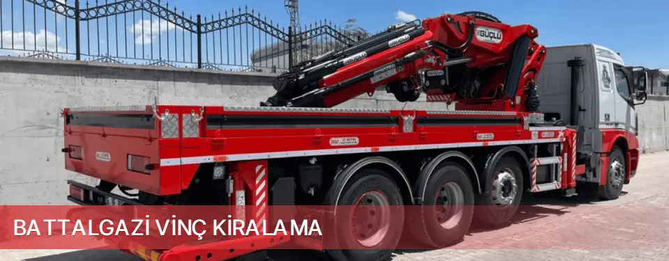 Battalgazi İlçemi Vinç Kiralama